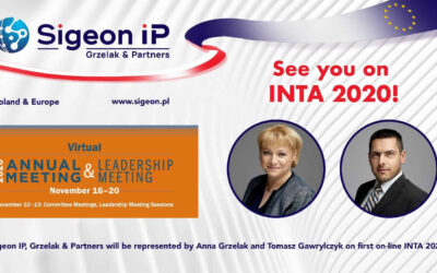 Sigeon IP na konferencji INTA 2020